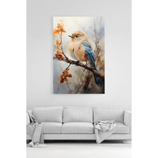 HonataDizayn Minimalist Kuş Figürlü Modern Dekoratif  Kanvas Tablo