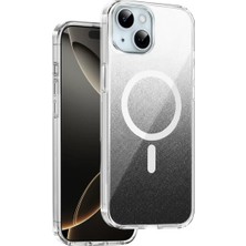Kazan Hobi Onegif Apple iPhone 15 Sora Simli Magsafe Kapak - Siyah