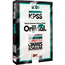 Yargı Yayınevi Yargı 2026 KPSS Lise-Ortaöğretim GK-GY Orijinal 2010-2024 Konu Ko