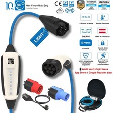 NRGkick Çantalı Premium Plus 16A Light 11KW Ev Prizi 10M Ac Mobil Monofaze & Trifaze Şarj (Wallbox)