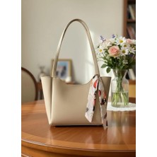 Judour Bags Siyah Kadın Fularlı Fermuarlı Kapamalı Shopper El ve Omuz Çantası