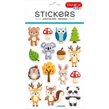 Tanex TNX-25827 Puffy Sevimli Canlılar Sticker-3