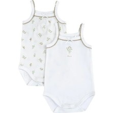 Chicco Kız Bebek 2li Askılı Body Set