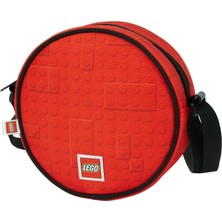 20369-2611 Yuvarlak Çapraz Çanta - Kırmızı Lego® Yapım Parçası