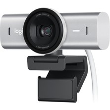 Logitech LOGİTECH MX Brio Ultra HD 4K 1080p Mikrofonlu Webcam Açık Gri (960-001555)
