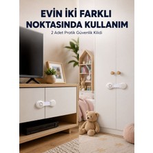 2'li Çocuk Güvenlik Kilidi Ev Içi Koruma Seti