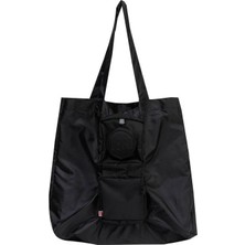 20322-0026 1x1 Lego® Yapım Parçası Kendinden Kılıflı Tote Çanta - Siyah