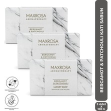 Maxrosa Bergamot & Patchouli Katı Sabun 100 G x 3 Adet
