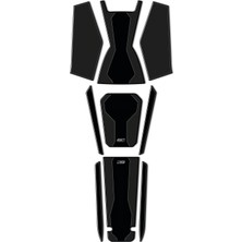 Gp Kompozit Honda Adv 350 2023-2026 Uyumlu Yeni Seri Tank Pad Seti Karbon