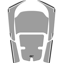 Gp Kompozit Honda Forza 250 2018-2026 Uyumlu Yeni Seri Tank Pad Nardo Gri