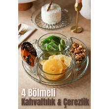 Empressco 4 Bölmeli Cam Kahvaltılık Seti, Pratik ve Şık Saklama Çözümü