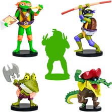Tmnt Figürlü Kalem Başlığı 5'li Paket Model 4 NT2040