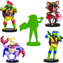 Tmnt Figürlü Kalem Başlığı 5'li Paket Model 3 NT2040