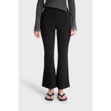 Calvin Klein Logolu Flare Fit Yüksek Bel Pantolon LV047G632GUB1 Bayan Pantolon LV047G632G Ub1