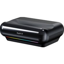 Havit PJ610 Plus Ultra Kısa Mesafe Dlp Projeksiyon Cihazı (900 Ansı / 4K Destekli / Google Tv)