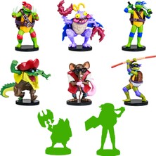 Tmnt Figürlü Kalem Başlığı 8'li Paket Model 1 NT2070