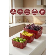 Selka Home Selka Lavin 3'lü Dolap Içi Düzenleyici ( 2-4-7 Lt. )