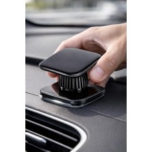 MarkEntegra Busstier Araç Içi Telefon Tutucu Nano Jel Ped Yapışkanlı 360 Derece Döner Başlık Yıkanabilir Yeniden Kullanılabilir Kaydırmaz Torpido Konsol Masaüstü Duvar Uyumlu Evrensel iPhone Android Telefon Stand