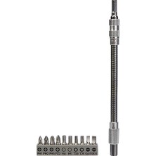 MarkEntegra Bosch - 10 Parça Vidalama ve Uzatma Adaptörü (20 Cm)
