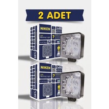 Arvonx 2'li Nıken Calısma Lambası Eco Kare 9 Ledlı