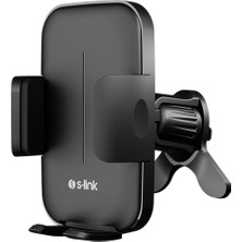 S-link SL-AT89 Universal Ayarlanabilir Siyah Klima Izgara Üzeri Araç Telefon Tutucu