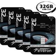 Everon Metal USB Mini Flash Bellek 32GB 100'lü Paket