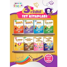Hakim Çocuk Ilkokul 3. Sınıf Tüm Dersler Set 8 Kitap 20 Adet