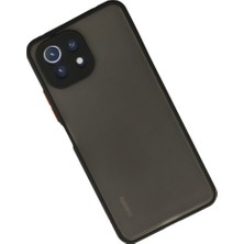 Bezos Mi 11 Lite Kılıf Montreal Silikon Kapak - Siyah