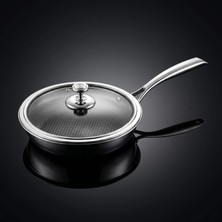 Jumbo Gourmet 3PLY İndüksiyon Tabanlı Çelik Tava 24 cm