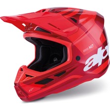 Alpinestars S-M7 Core Off-Road Kaskı Kırmızı