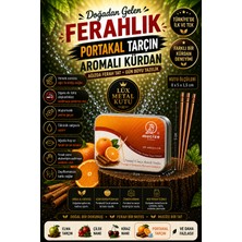 Mucize Portakal-Tarçın Aromalı Kürdan Metal Kutu Meyve Tatlarında Nefes Ferahlığı