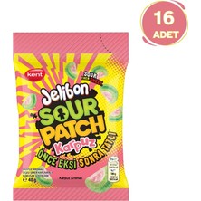 Jelibon Sour Patch Karpuz Aromalı Şekerleme 40 gr - 16 Adet