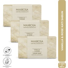 Maxrosa Vanilla & Rose Katı Sabun 100 G x 3 Adet