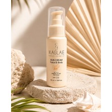 ikaglaie Güneş Kremi Leke Karşıtı Güçlü UV Koruma  Beyaz İz Bırakmaz Mineral Filre SPF50+ 50 ML