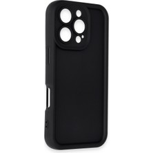 Bezos iPhone 16 Pro Max Kılıf Viera Silikon - Siyah