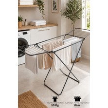 Porsima 2 Kanatlı Çamaşır Kurutmalığı Kurutmalık Askı 170*55*102CM