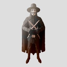 3D Home V For Vendetta 3D Figür