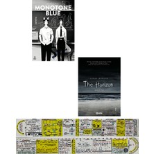 Beta Byou Monotone Blue - The Horizon Manga ve Çizgi Roman Seti 2'li Set (Manga Ayracı ve Özel Cetvel Hediyeli)