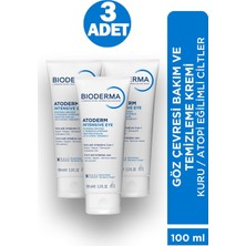 Bioderma Atoderm Intensive Eye Cream 100 ml 3 Adet