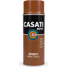 Casati Casatı RAL-8003  Düz Açık Kahve Akrilik Sprey BOYA(400ML)
