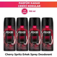 Axe Premium Collection Erkek Sprey Deodorant Cherry Spritz 150 ml X4