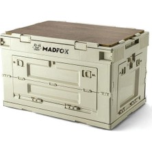 Madfox 60 Lt Haki Çok Fonksiyonlu Katlanabilir Kamp Saklama Kutusu - Seyahat Organizarü