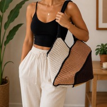 3K Collection Handmade Makrome Geometrik Çanta