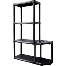 ArtPlast Art Plast T29N+T60/4/S Köşe Fırça Tutucu + 4 Raflı Raf