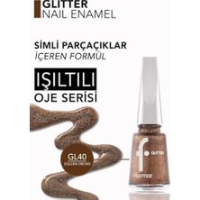 Yoğun Simli Şeffaf Oje - Glitter Nail Enamel - GL040 ORCHID-8682536049955