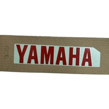 Moto Express 20X5CM Yamaha Yazısı Etiketi Sticker Kırmızı