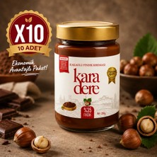 Karadere Fındık Kakaolu Fındık Kreması %35 Fındıklı 350GR (10 Adet)