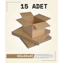 Empressco 60X40X40CM 15 Adet Boş Koli, Karton Kutu, Çeyiz ve Taşınma Kolisi