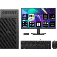 Dell Pro Max T2 Core Ultra 7 265K Rtx 5070 12GB 32GB Ram 12TB SSD 23.8" Fhd WIN11 Pro FCT22505P696 Masaüstü Iş Istasyonu + Per4 USB Bellek