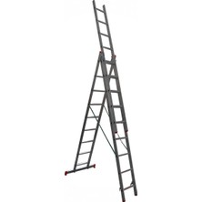 Saraylı Endüstriyel Sürgülü Merdiven A Tipi 3x9